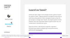 Desktop Screenshot of llagerlof.wordpress.com