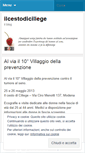 Mobile Screenshot of ilcestodiciliege.wordpress.com