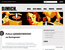 Tablet Screenshot of djmich.wordpress.com