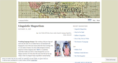 Desktop Screenshot of linguafrancablog.wordpress.com