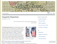 Tablet Screenshot of linguafrancablog.wordpress.com