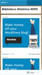 Mobile Screenshot of bibliotecahistoricawwii.wordpress.com