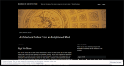 Desktop Screenshot of musingsofarchitecture.wordpress.com