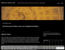Tablet Screenshot of musingsofarchitecture.wordpress.com