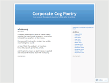 Tablet Screenshot of corporatecogpoetry.wordpress.com