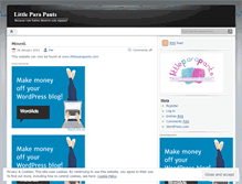 Tablet Screenshot of littleparapants.wordpress.com