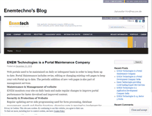 Tablet Screenshot of enemtechno.wordpress.com