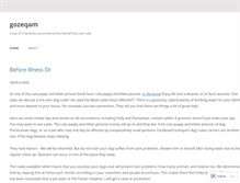Tablet Screenshot of gozeqam.wordpress.com