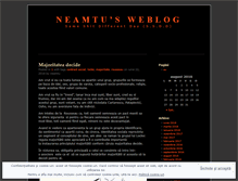 Tablet Screenshot of neamtu.wordpress.com