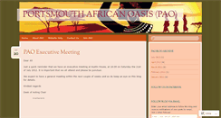 Desktop Screenshot of africanoasis.wordpress.com