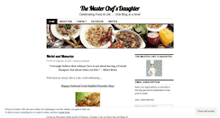 Desktop Screenshot of masterchefsdaughter.wordpress.com