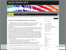 Tablet Screenshot of patentdestekhatti.wordpress.com