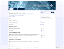 Tablet Screenshot of nikcnack.wordpress.com