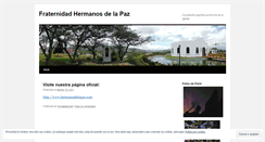 Desktop Screenshot of fraternidadhermanosdelapaz.wordpress.com