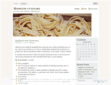 Tablet Screenshot of momenteculinare.wordpress.com