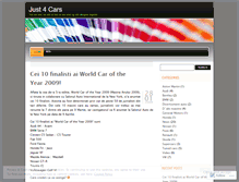 Tablet Screenshot of just4cars.wordpress.com