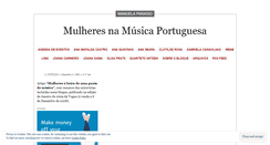 Desktop Screenshot of mulheresnamusica.wordpress.com