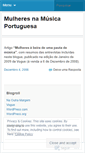 Mobile Screenshot of mulheresnamusica.wordpress.com