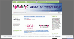 Desktop Screenshot of grupoinfeccsomamfyc.wordpress.com