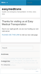 Mobile Screenshot of easymedtrans.wordpress.com