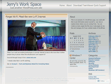 Tablet Screenshot of myworkspaceblog.wordpress.com