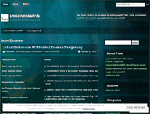 Tablet Screenshot of indonesiawifi.wordpress.com