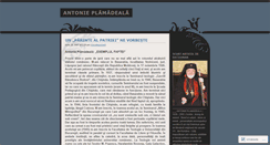 Desktop Screenshot of antonieplamadeala.wordpress.com