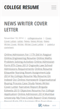 Mobile Screenshot of collegeresume.wordpress.com