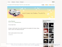 Tablet Screenshot of goldcoasticecream.wordpress.com