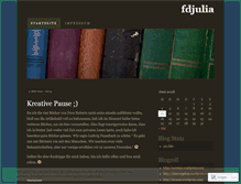 Tablet Screenshot of fdjulia.wordpress.com