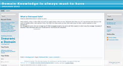 Desktop Screenshot of domainknowledge.wordpress.com