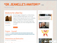 Tablet Screenshot of drjeanelle.wordpress.com