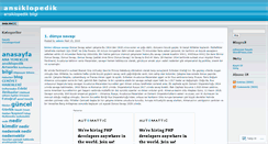 Desktop Screenshot of ansiklopedik.wordpress.com