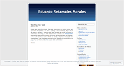 Desktop Screenshot of eretamales.wordpress.com