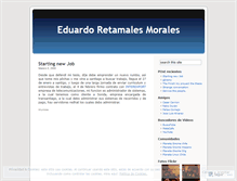 Tablet Screenshot of eretamales.wordpress.com