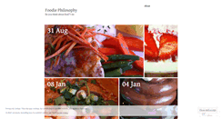 Desktop Screenshot of foodiephilosophy.wordpress.com