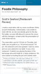 Mobile Screenshot of foodiephilosophy.wordpress.com