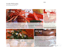 Tablet Screenshot of foodiephilosophy.wordpress.com