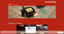 Desktop Screenshot of maniacbug.wordpress.com