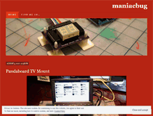 Tablet Screenshot of maniacbug.wordpress.com