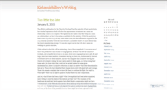 Desktop Screenshot of kirkmuirhillrev.wordpress.com