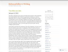 Tablet Screenshot of kirkmuirhillrev.wordpress.com