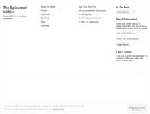 Tablet Screenshot of epicureaninkblot.wordpress.com