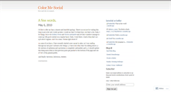 Desktop Screenshot of colormesocial.wordpress.com