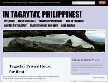 Tablet Screenshot of intagaytayphilippines.wordpress.com