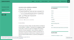 Desktop Screenshot of eventosnaesadcr.wordpress.com
