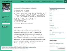 Tablet Screenshot of eventosnaesadcr.wordpress.com