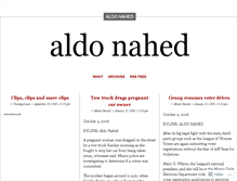 Tablet Screenshot of aldonahed.wordpress.com