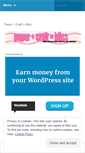 Mobile Screenshot of papercraftbliss.wordpress.com