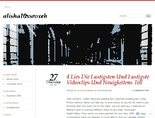 Tablet Screenshot of alisha10xsroxeh.wordpress.com